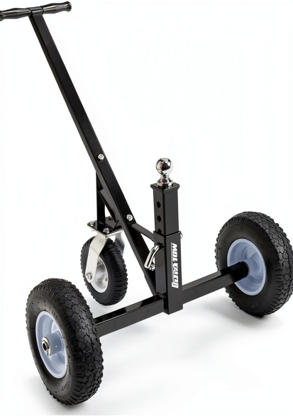 Ultra-Tow 3-Wheel Trailer Dolly Black Alloy Steel-1