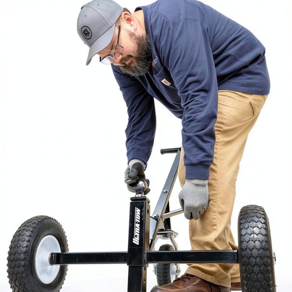 Ultra-Tow 3-Wheel Trailer Dolly Black Alloy Steel-6