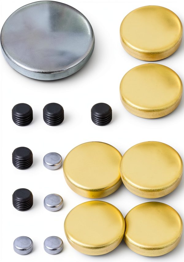 Auto-plaza Brass Expansion Plugs for Small Chevrolet SBC-0