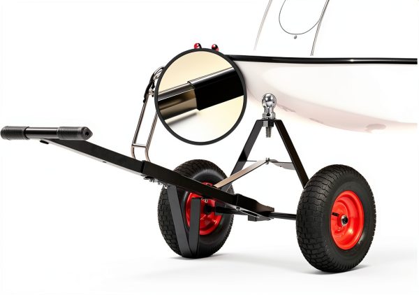 Dithoko Trailer Dolly Black 1000 LBS Steel Frame-4