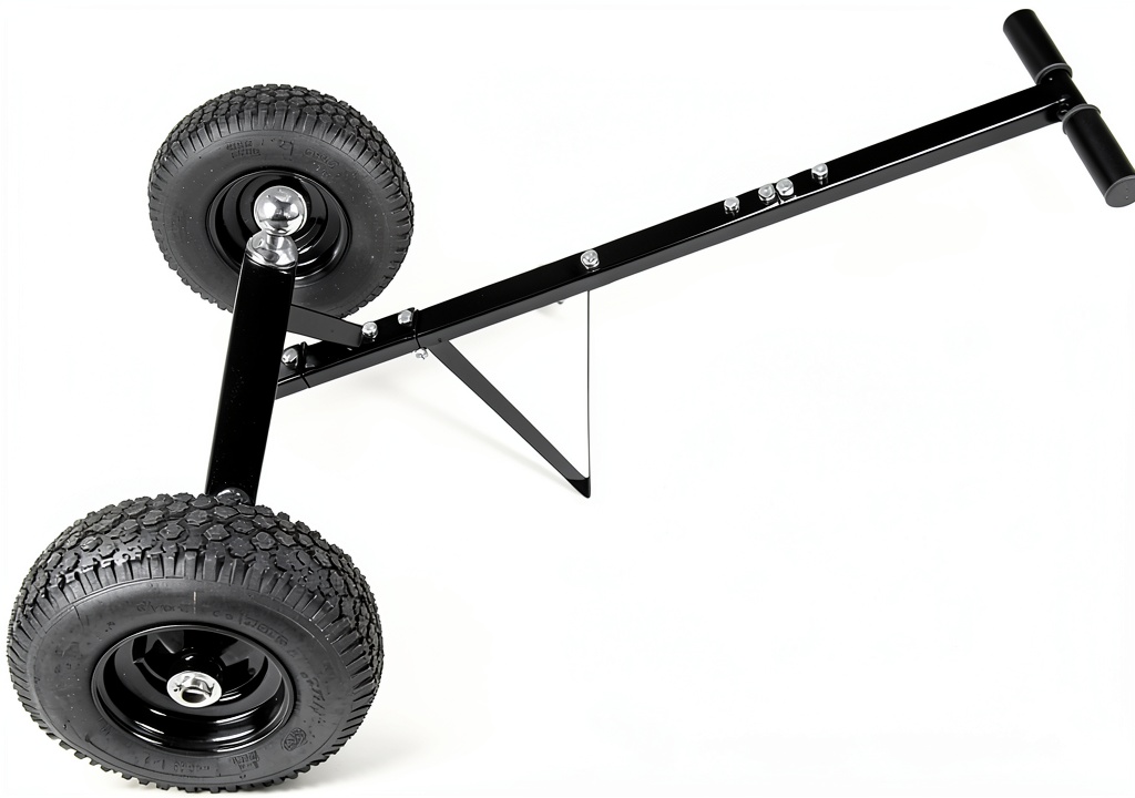 fouwick trailer dolly being used on a gravel driveway