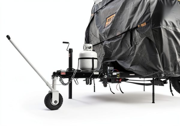 Parkit360 Trailer Dolly 3000lb Steel White-3
