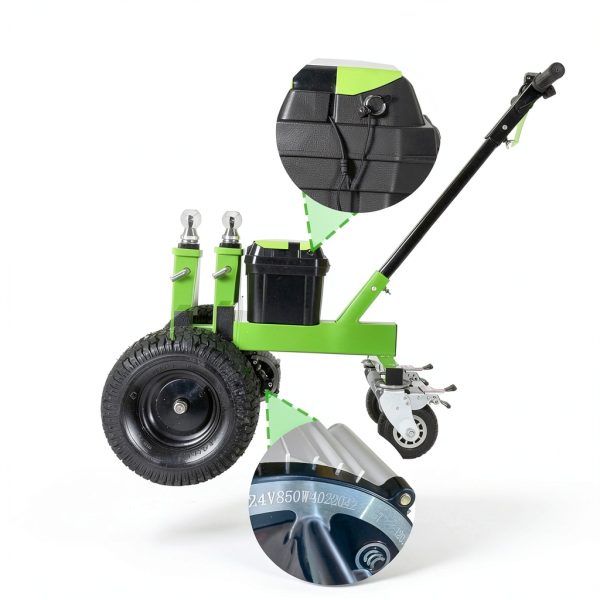 SuperWagen Electric Trailer Dolly 850W 3600lb Model 93600 Green-2