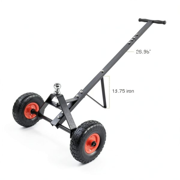 Nilight Trailer Dolly 600lb with 12in Tires and 1-7/8in Hitch-1