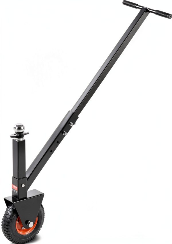 VEVOR 300lb Adjustable Trailer Dolly Black Style with Pneumatic Tire-0