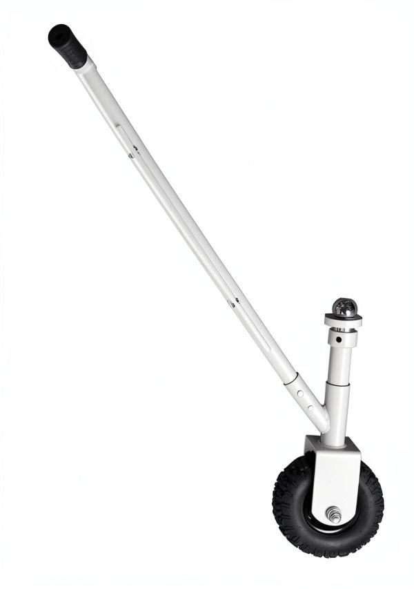 Teinfice Trailer Dolly 3500lb White Heavy‑Duty Steel Hitch-5