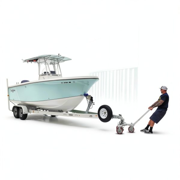 Trailer Tug Compact Alloy Steel Dolly with Polyurethane Wheels TT18001-5