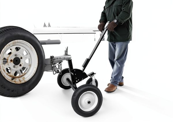 Trailer Dolly Tow Tuff Heavy Duty 1000lb Steel Black TMD-1000CATV-4