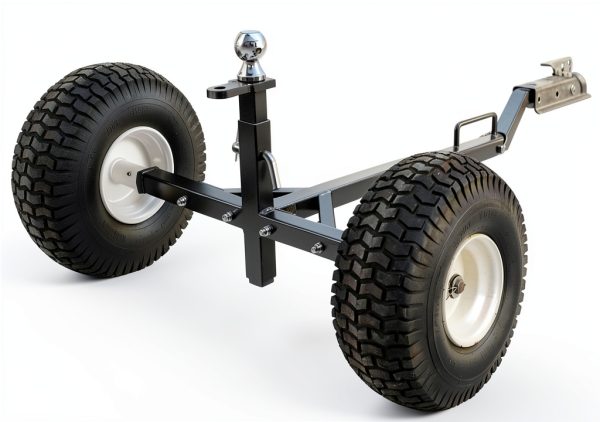 Tow Tuff ATV Hitch Attachment 800lb Ball Mount with 30in Wheelbase-0