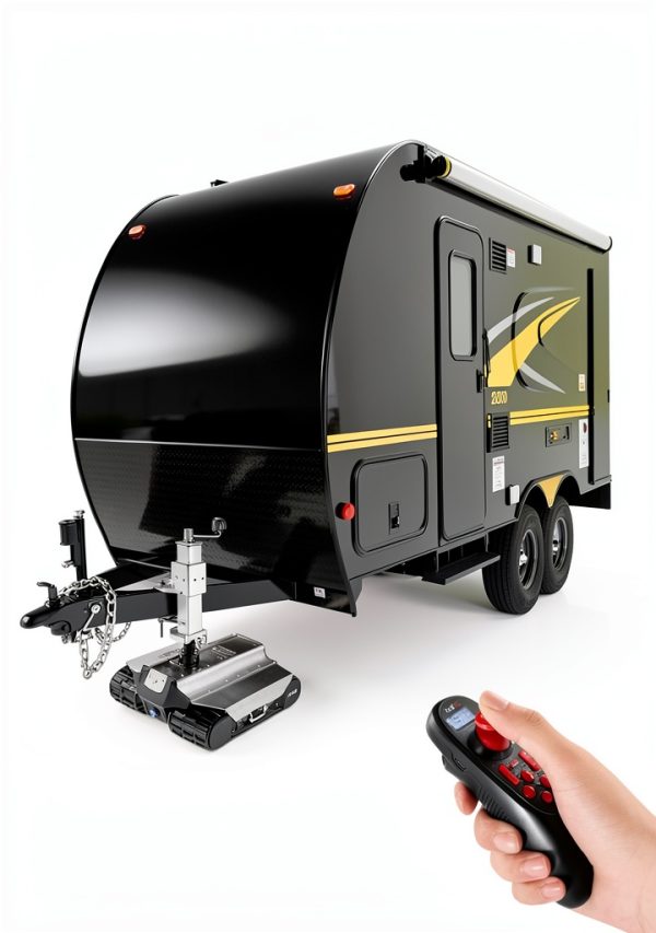 VEVOR Electric Trailer Mover TK45 9000lb Capacity Silver Track Dolly-2