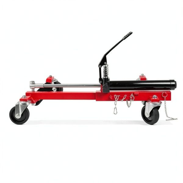 Garvee Red Hydraulic Wheel Dolly Set 4‑Caster 6000lb Capacity-3