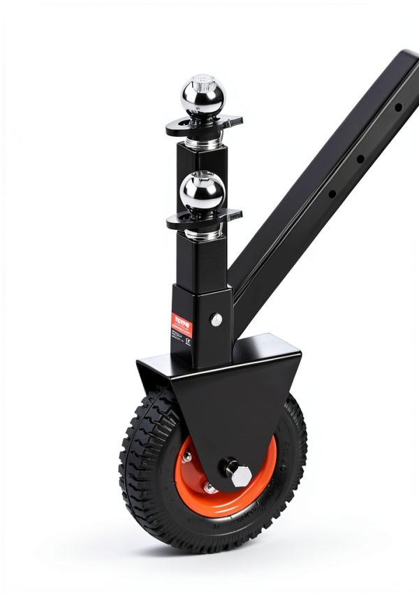 VEVOR 300lb Adjustable Trailer Dolly Black Style with Pneumatic Tire-2