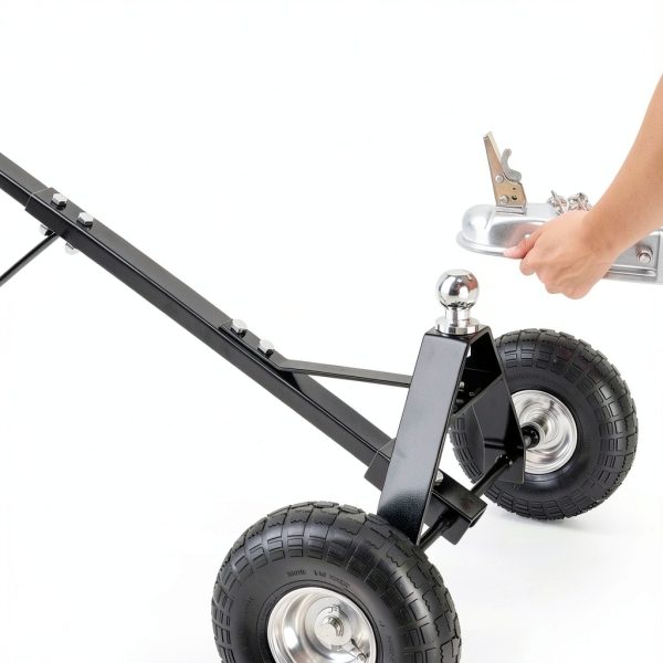 Trailer Dolly TUFFIOM Two Wheel Steel Frame 600lb Capacity Powder Coat-1