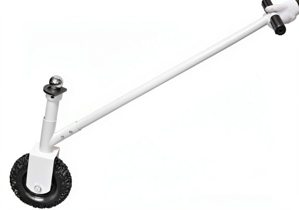 Teinfice Trailer Dolly 3500lb White Heavy‑Duty Steel Hitch-1