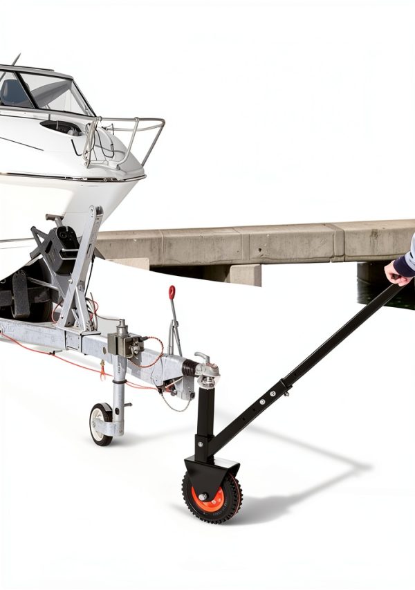 VEVOR 300lb Adjustable Trailer Dolly Black Style with Pneumatic Tire-1