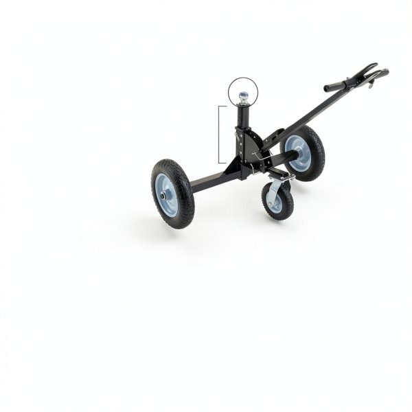 Trailer Dolly Tow Tuff Heavy Duty 1000lb Steel Black TMD-1000CATV-2