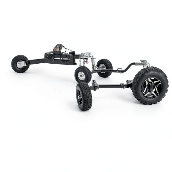 Tow Tuff ATV Hitch Attachment 800lb Ball Mount with 30in Wheelbase-4