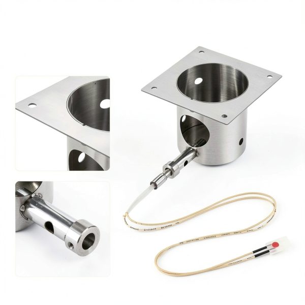 Stainless Steel Fire Burn Pot Kit BBQ-Yummy Grill Burner Ash Remover-3