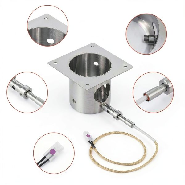 Stainless Steel Fire Burn Pot Kit BBQ-Yummy Grill Burner Ash Remover-1