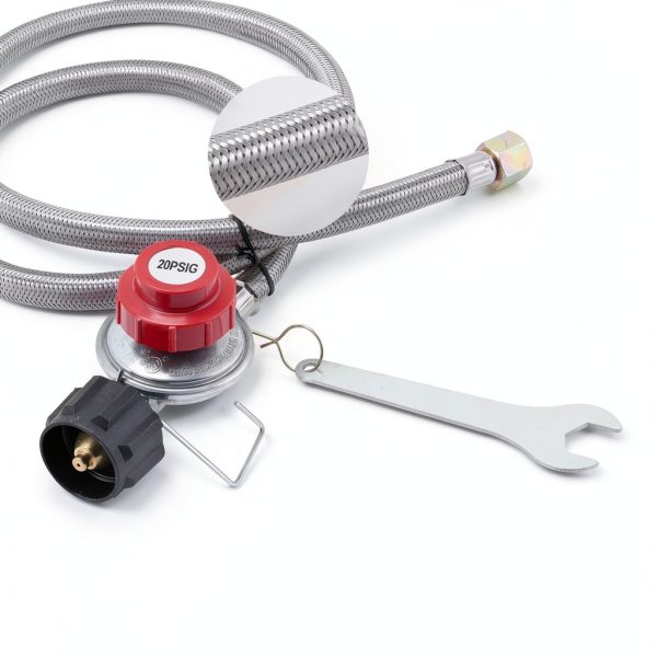 ARC G20S Cast-Iron Burner Head 65,000 BTU Grill Burner with 47" Hose-4