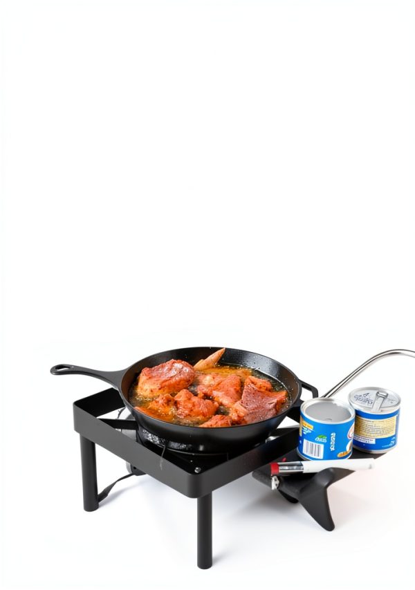 GasOne 200K BTU Propane Burner – Heavy-Duty Propane Stove – Outdoor Burner with Adjustable 0-20Psi Regulator and Steel Braided Hose – Ideal for Home Brewing, Turkey Fry-7