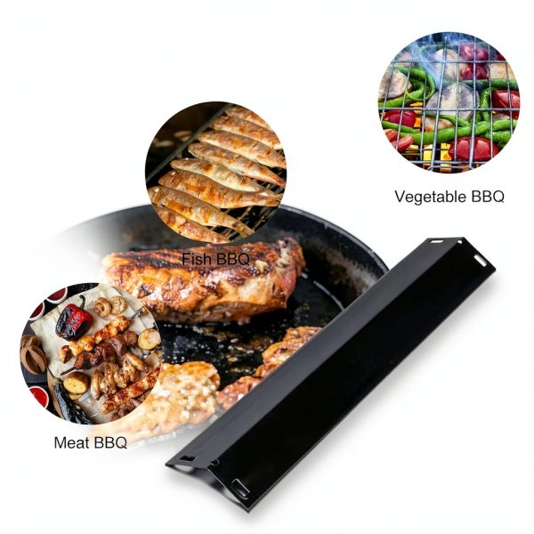 Utheer Grill Parts for Pit Boss Pro Series 1100 Wood Pellet & Gas Combo, Stainless Steel Burner Tube, Heat Plate Shield, Heavy Duty Grill Replacement Parts-7