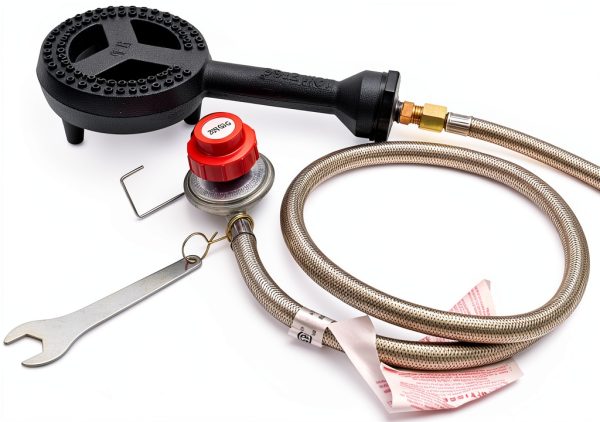 ARC G20S Cast-Iron Burner Head 65,000 BTU Grill Burner with 47" Hose-0