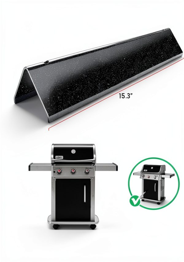 Uniflasy Spirit e310 Grill Parts, 7636 Flavorizer Bars and 69787 Burner Tube Kit for Weber Spirit and Spirit II 300 Series E310 E320 E330 S310 S320 with Front Control, 15.3" Heat Plates & 18" Burners-1