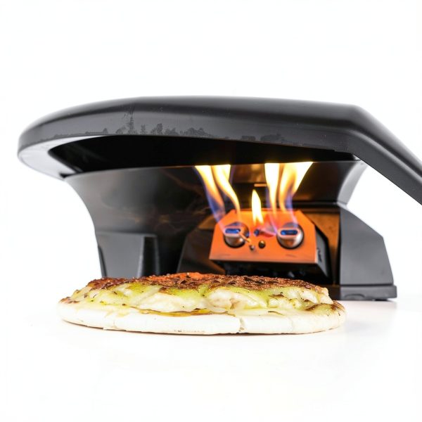 Uniflasy Gas Burner for Ooni Pizza Oven Accessories, for Ooni Karu 12 Gas Burner Attachment, Replace for 12G Adapter, for Fyra 12 with Propane Conversion Kit, fits Bighorn Outdoors Pizza Oven 12"-1